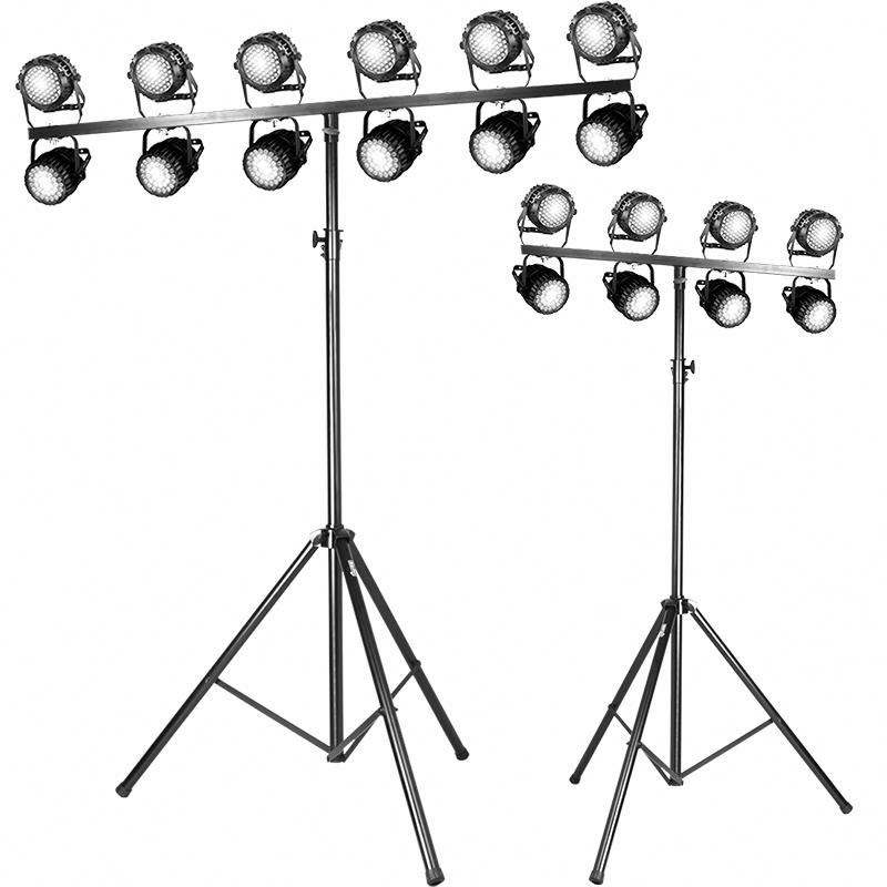 4 light locations T-bar stand