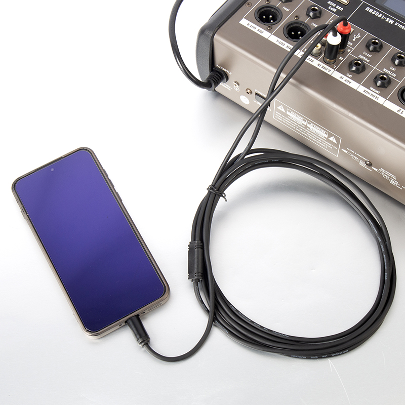 USB C to 2 male RCA stereo cable