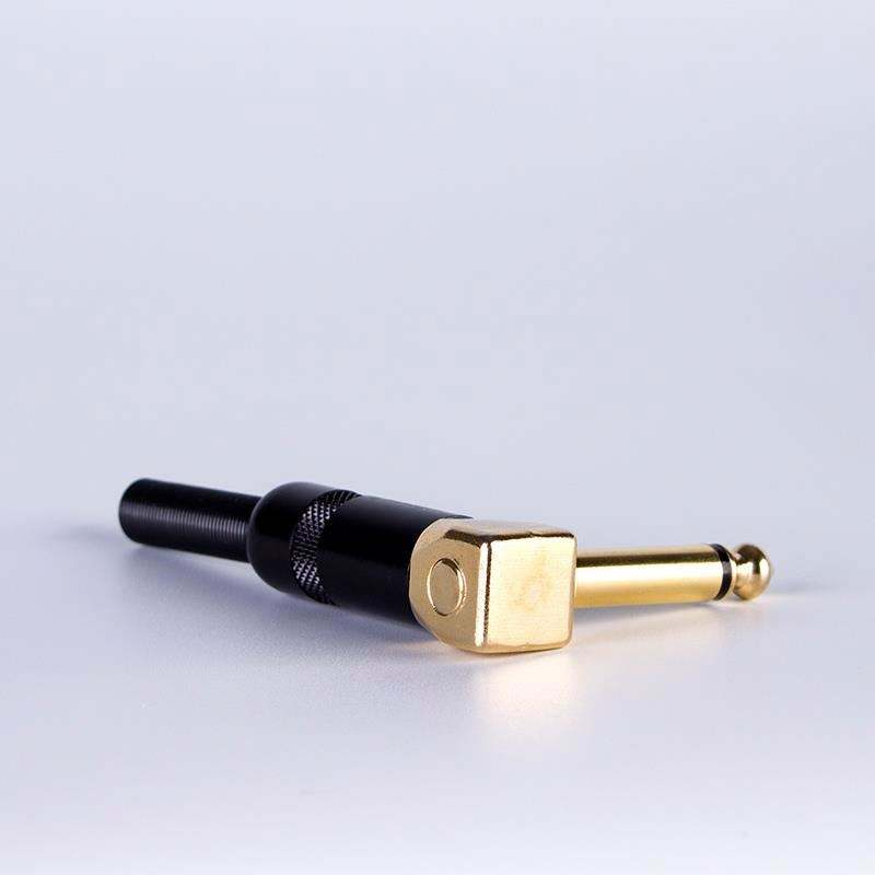 right angle 6.35mm guitar plug connector