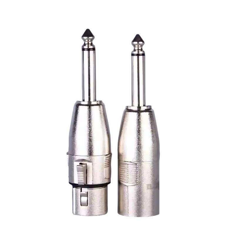 XLR female to 6.35 male adapter