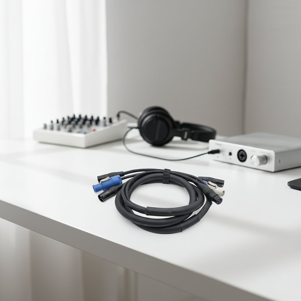 XLR RJ45 PowerCON TRUE1 Combo Cable