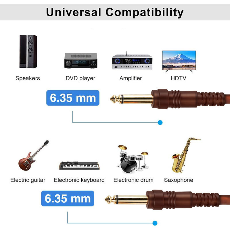 shielded 1/4 instrument cable