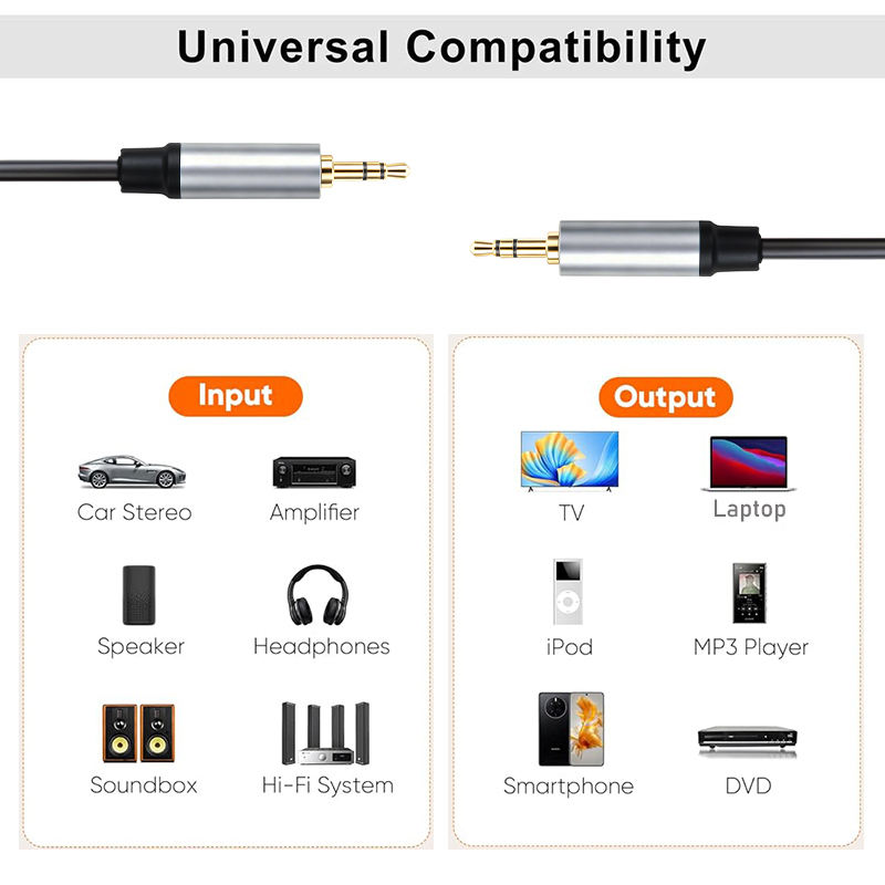 stereo aux cable for home theater