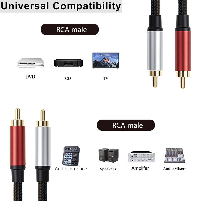 RCA cable for amplifier