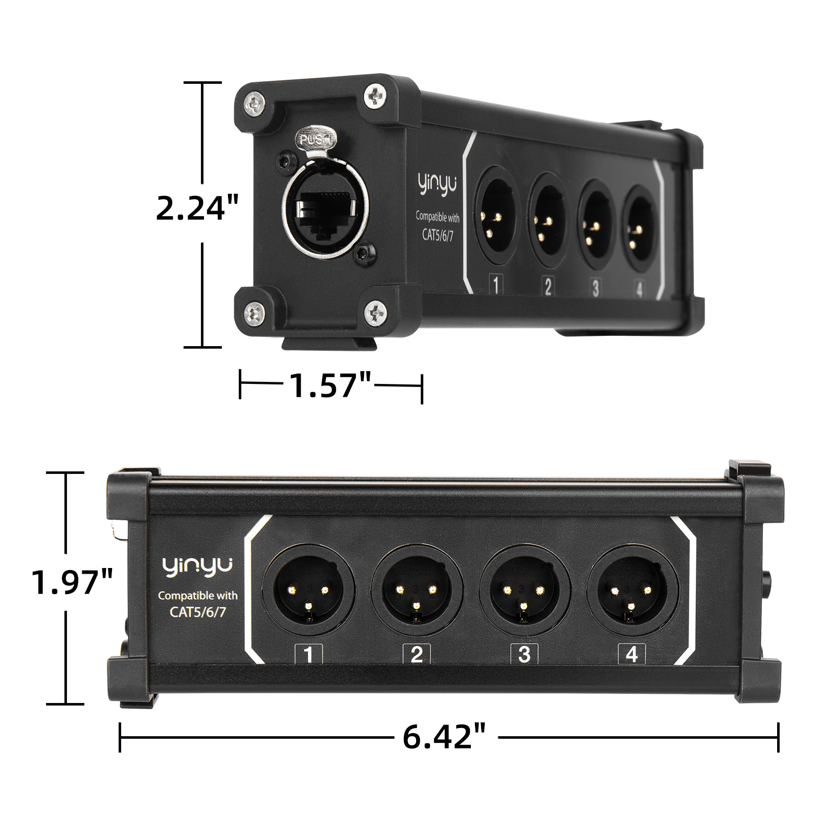 XLR to RJ45 adapter