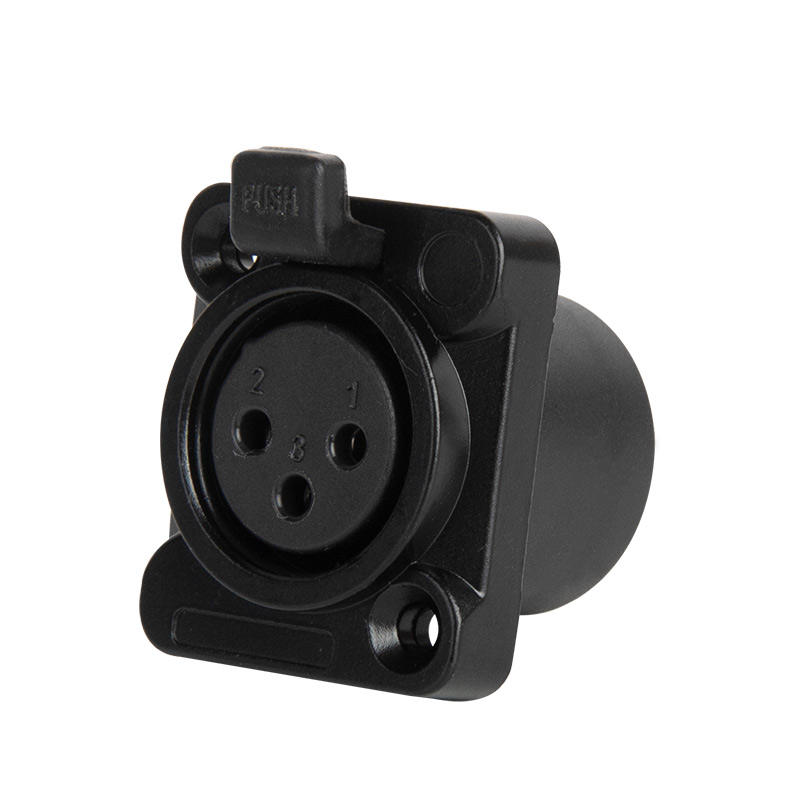 XLR panel mount jack