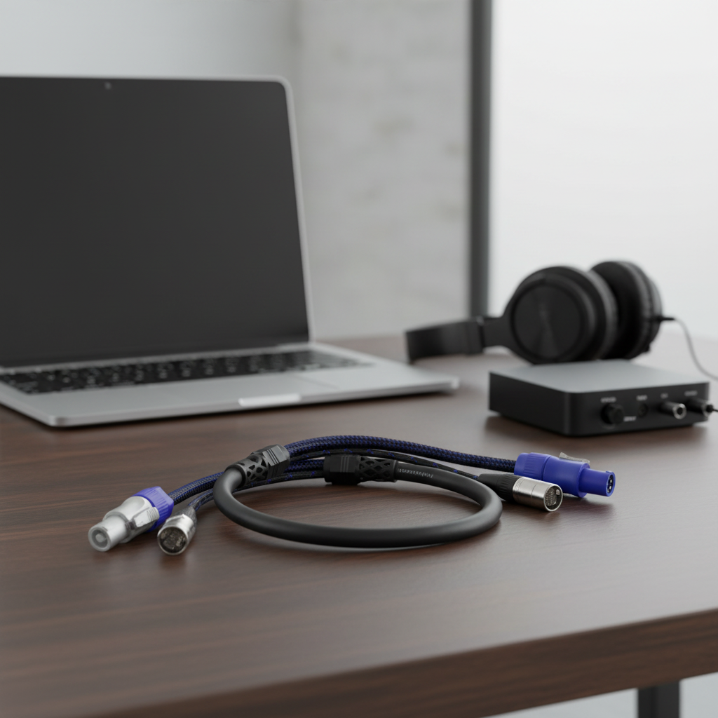 Neutrik PowerCON RJ45 Stage Lighting Snake Cable