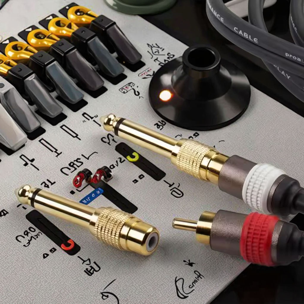 3.5mm TRS to 6.35mm TRS adapter