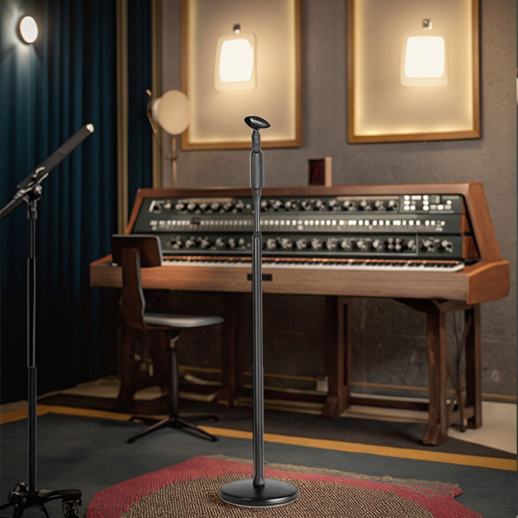 heavy duty round mic stand