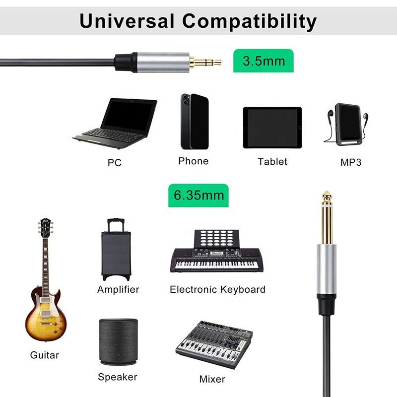 balanced to unbalanced audio cable