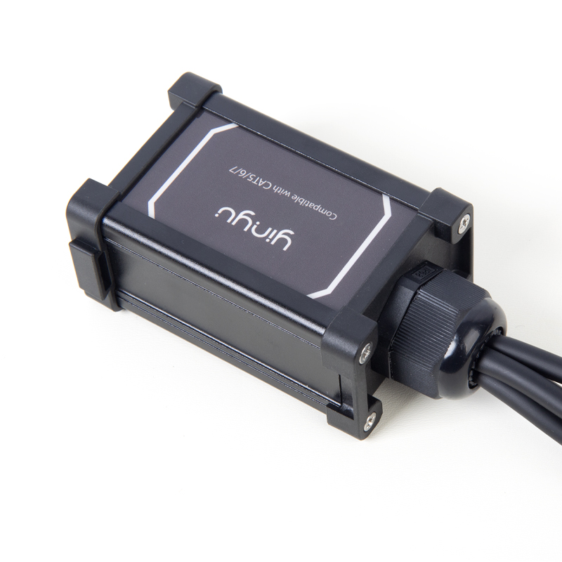 RJ45 to 6.35mm TRS Jack Audio Breakout Adapter