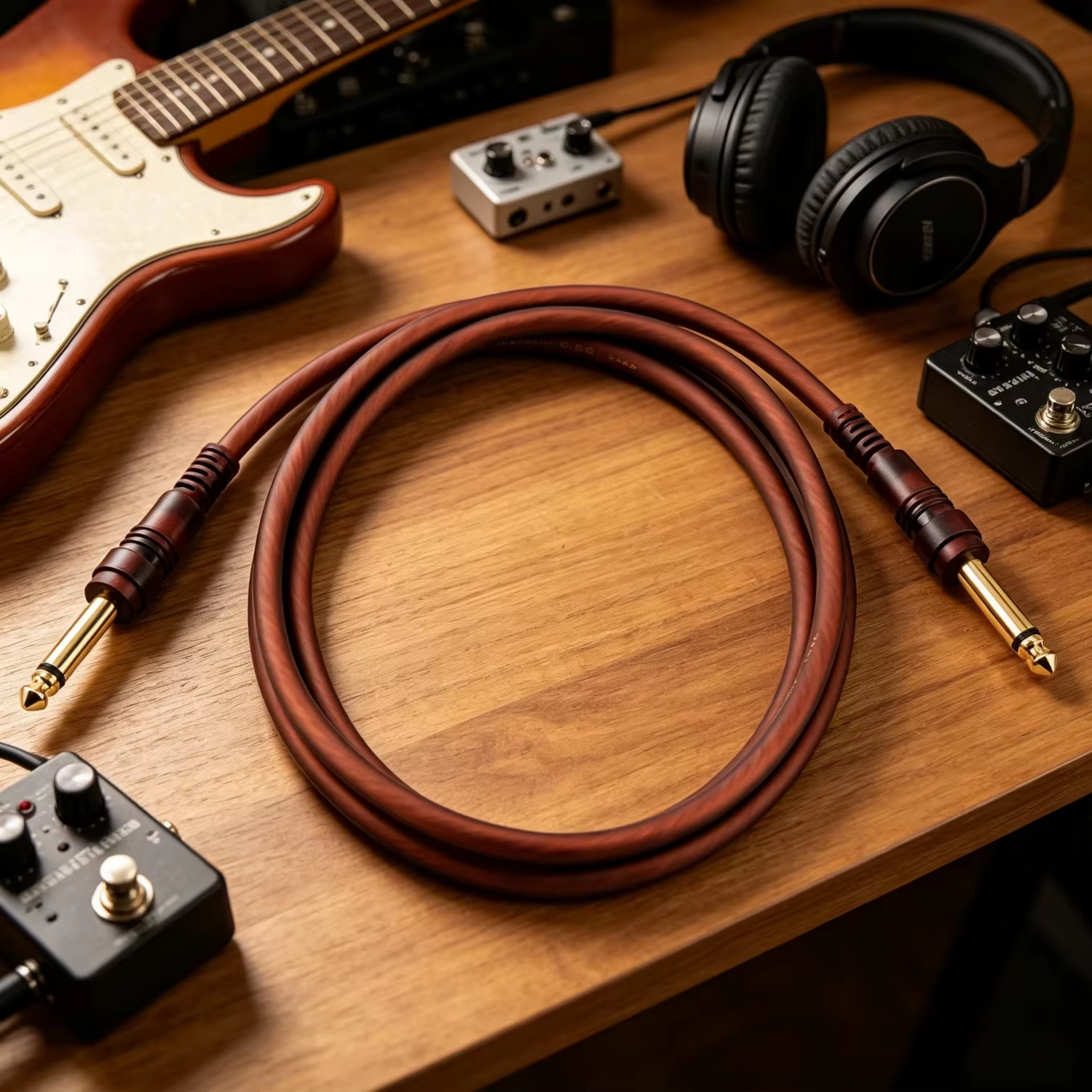 6.35mm TS instrument cable