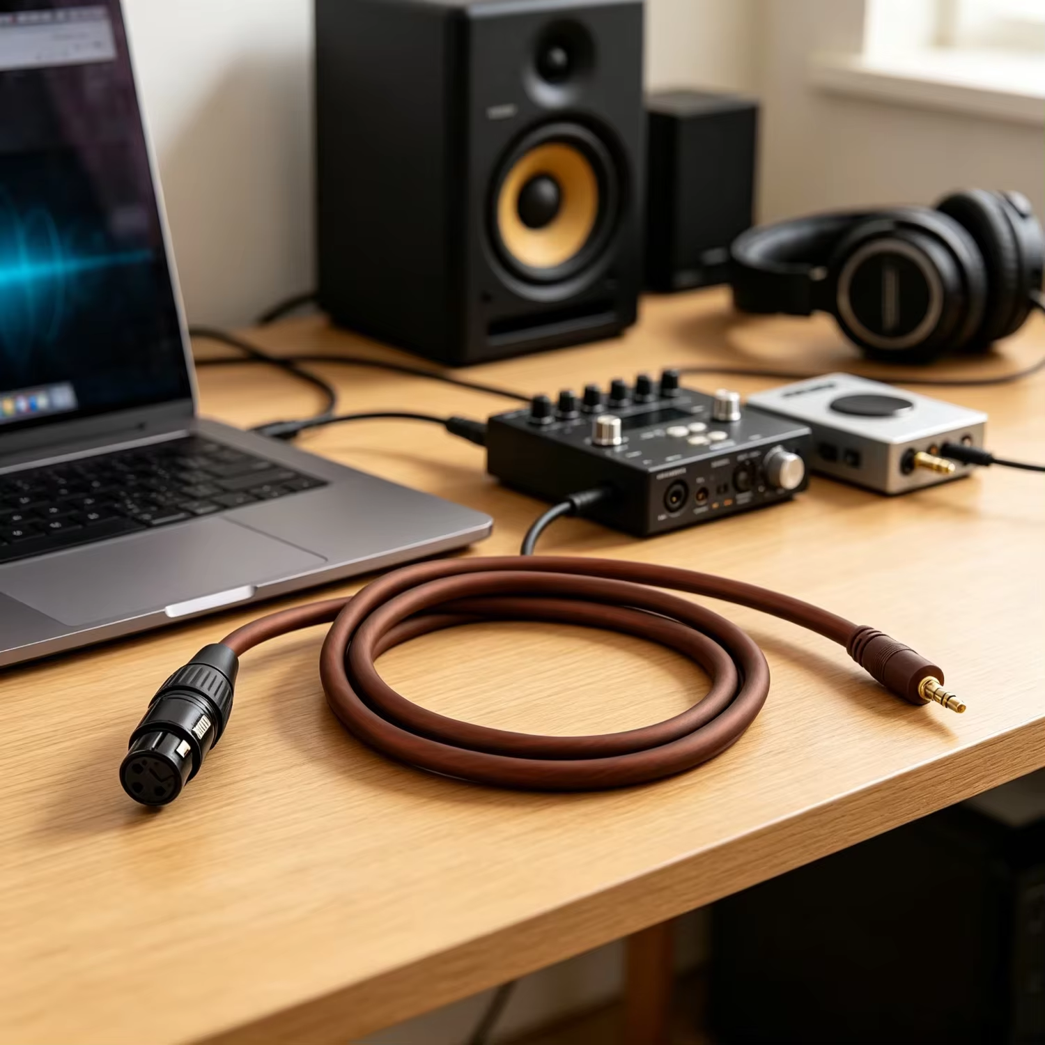 3.5mm to xlr cable