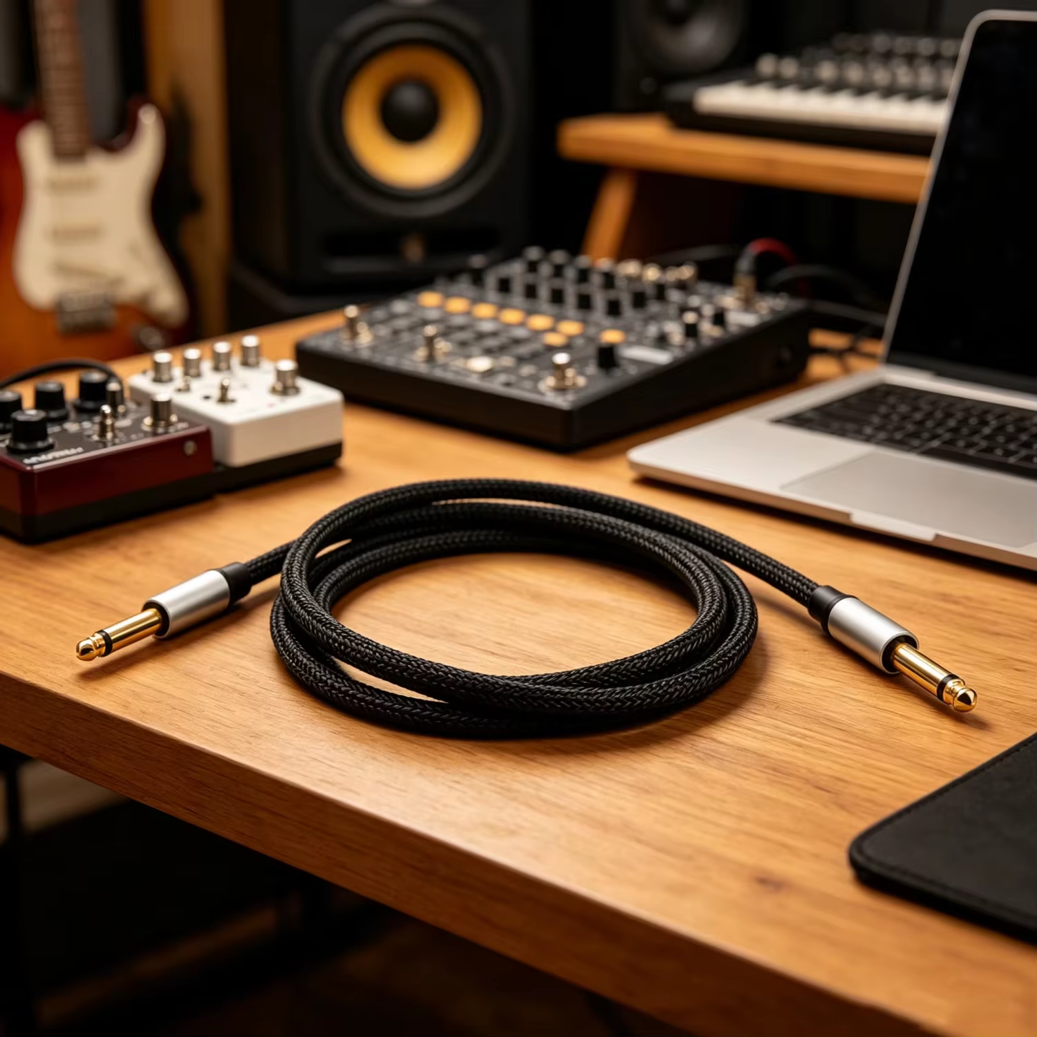 6.35mm to 6.35mm TS cable