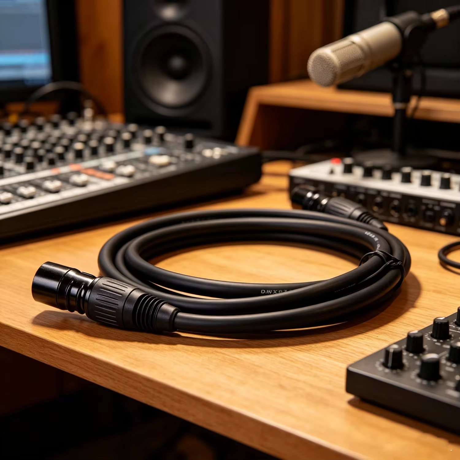XLR male to female cable