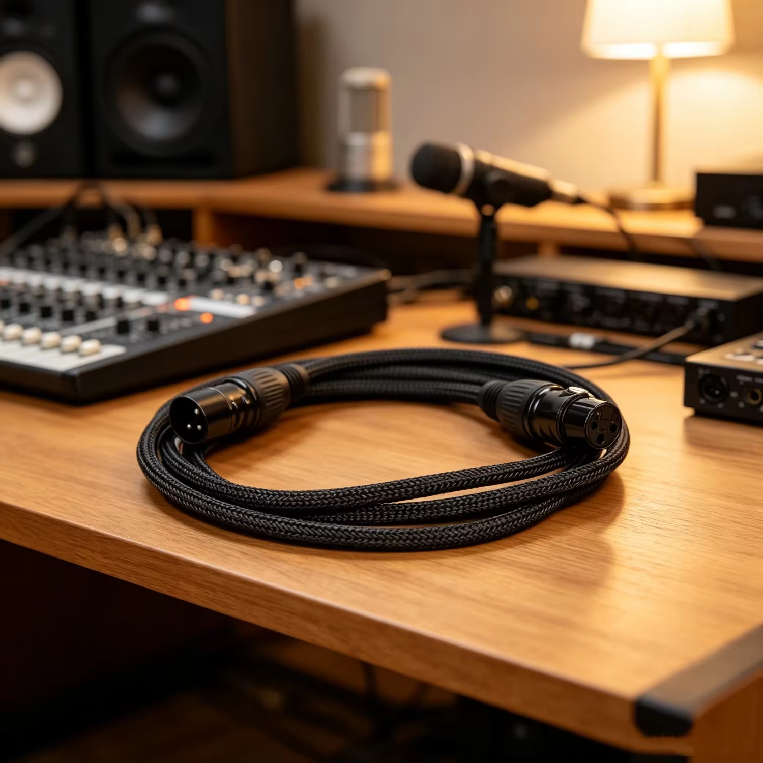 XLR male to female cable