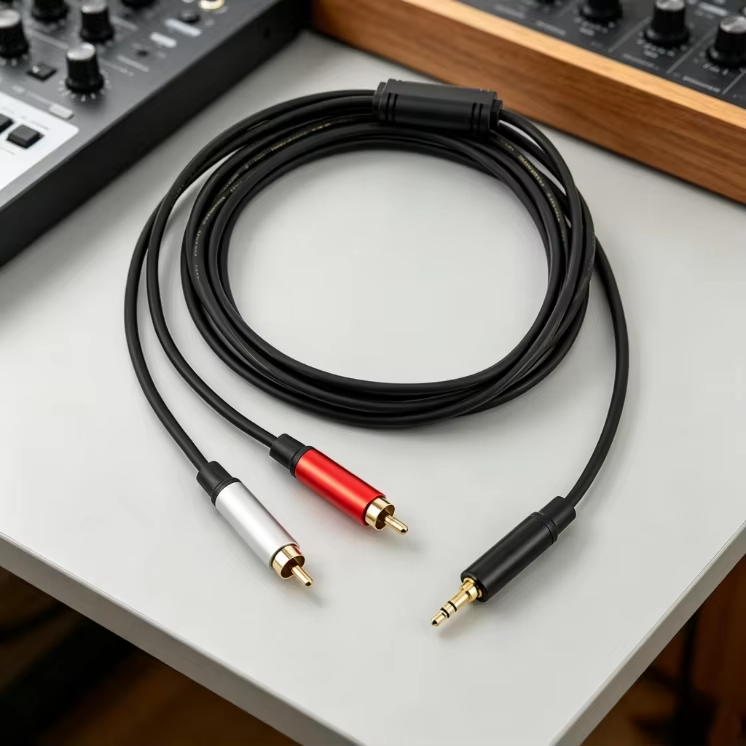 3.5mm to RCA stereo audio cable