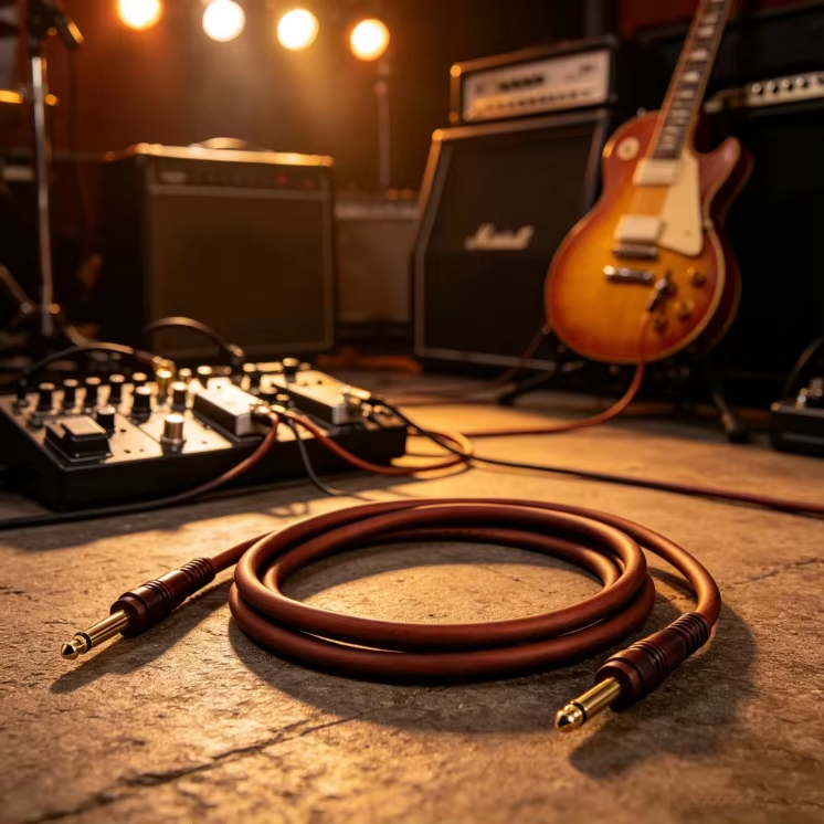 6.35mm TS instrument cable