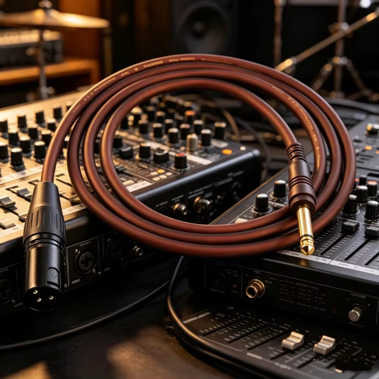 6.35mm to xlr male cable