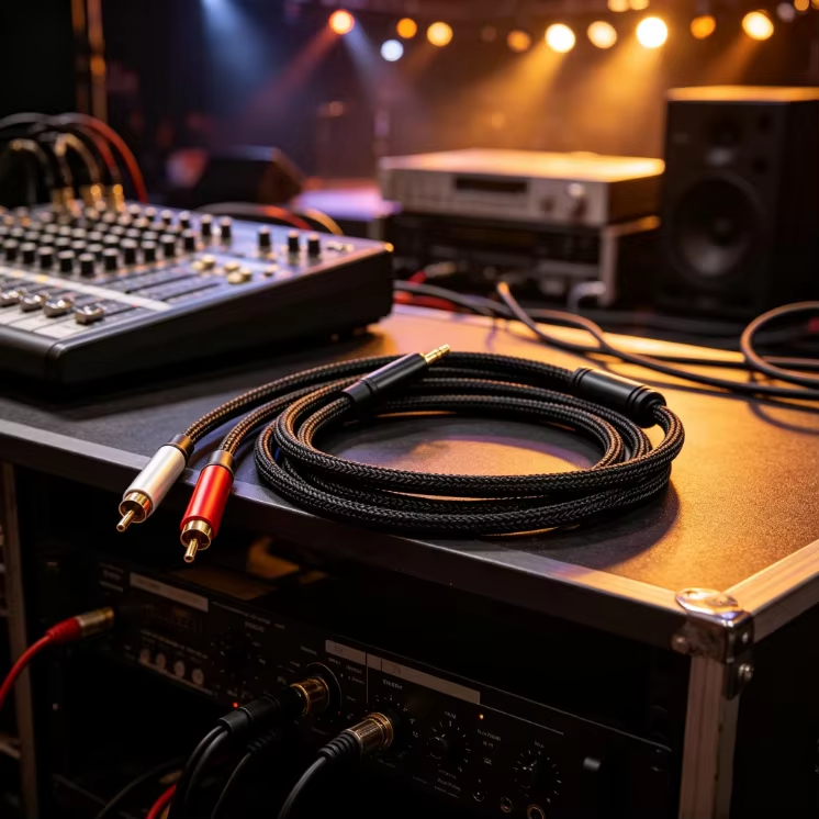3.5mm to dual RCA cable