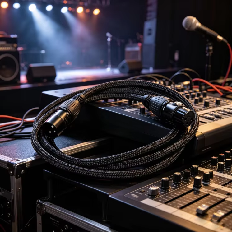 XLR male to female cable