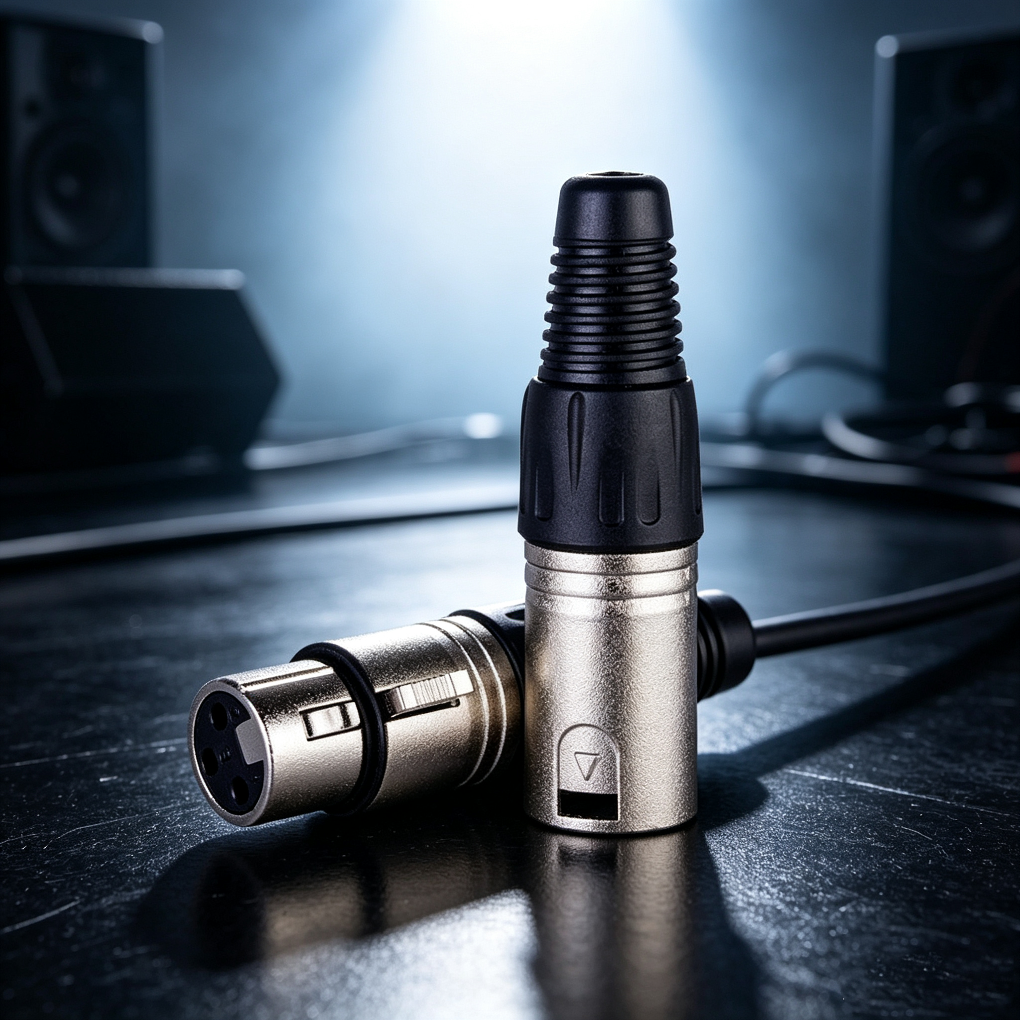 microphone cable XLR plug