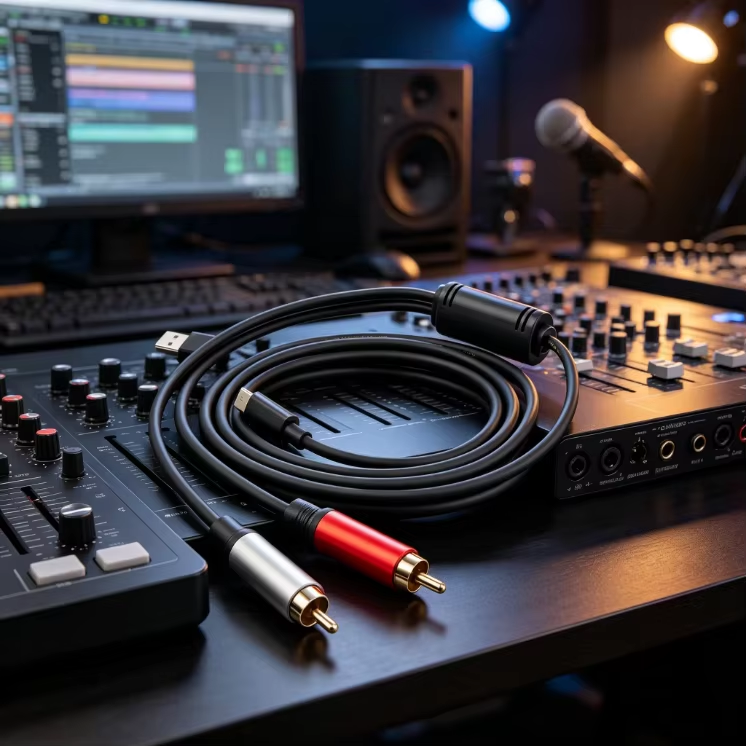 USB C to RCA audio cable