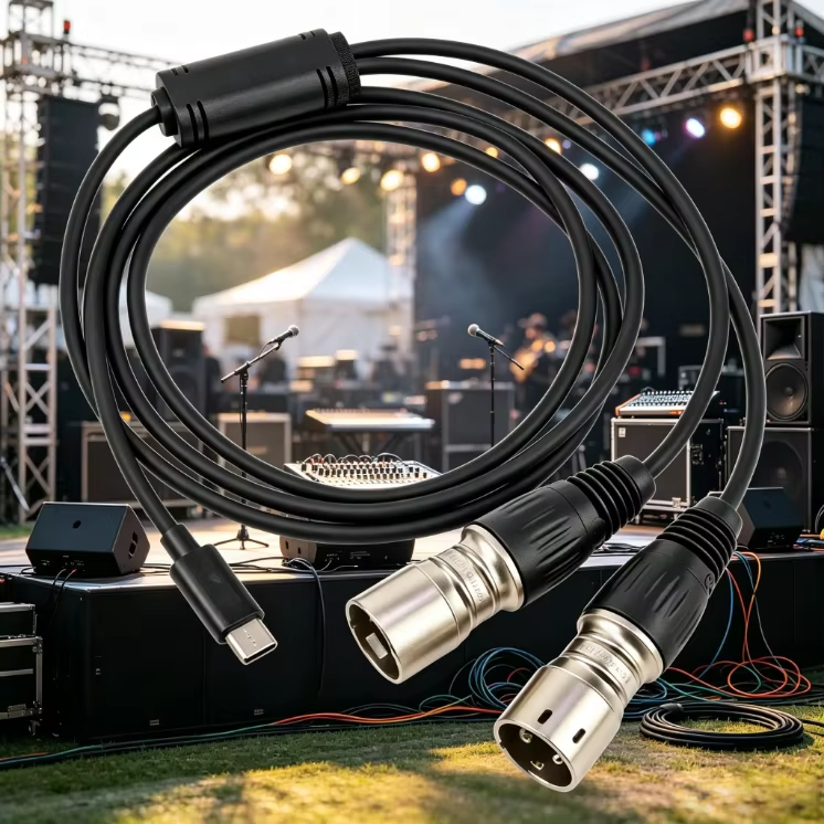 USB C to XLR cable