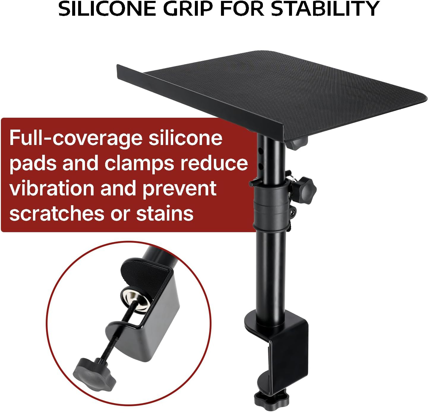 heavy duty desk speaker stands