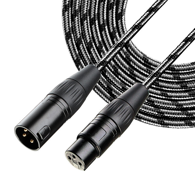XLR male to female cable