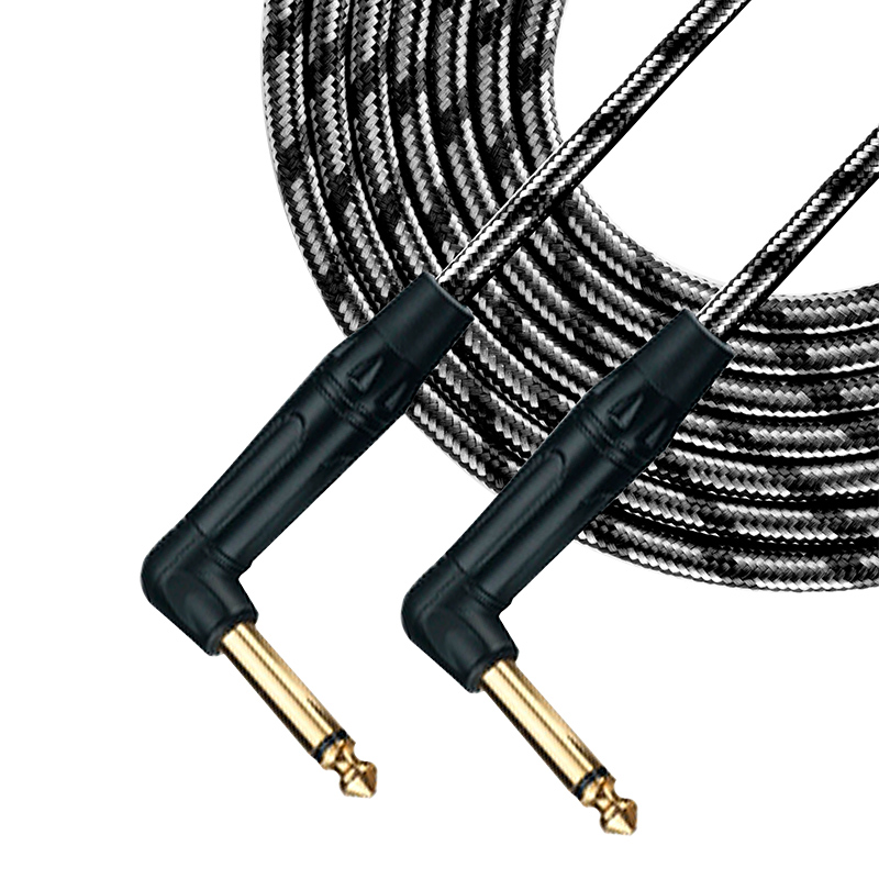 right angle guitar cable