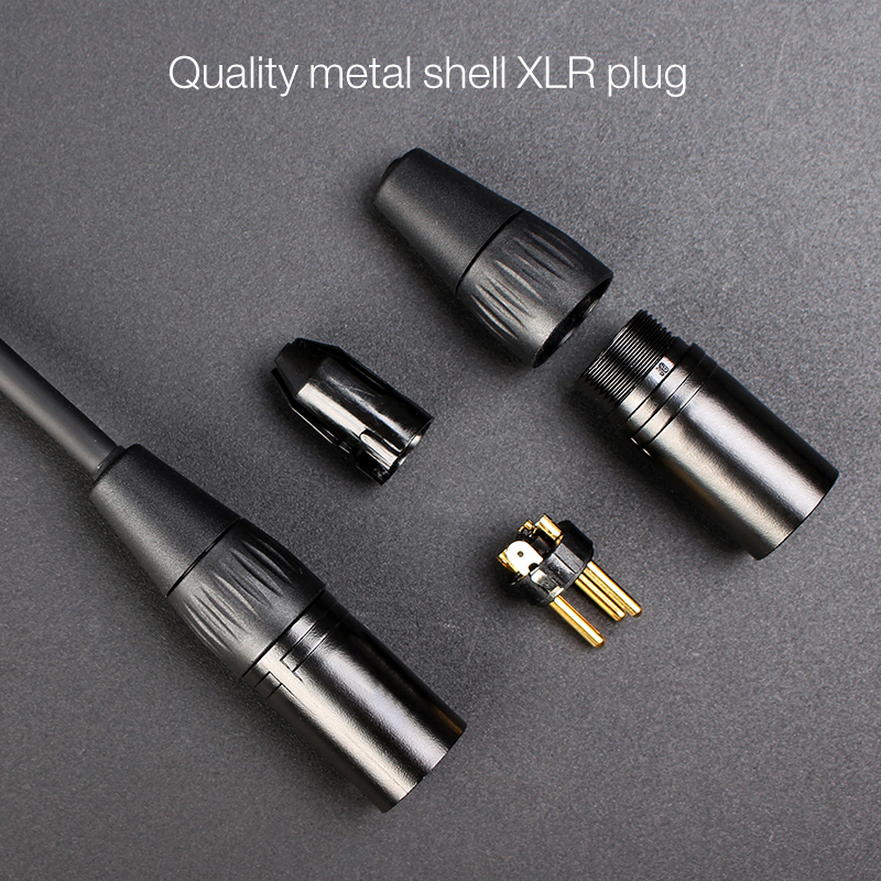 XLR Y-Splitter Cable male to dual female YC020 para sa audio (1)
